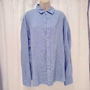 Banana Republic Light Blue Casual Button Down Shirt